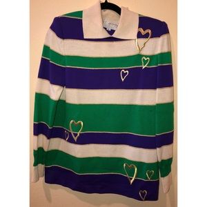 St. John vintage striped sweater